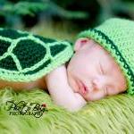 Turtle Shell, Hat, and Diaper Cover..