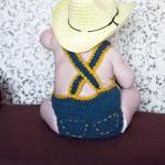 Crochet Cowboy Overalls Pattern