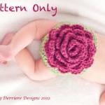 Flower Diaper Cover And Headband