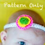 Polk A Dot Diaper Cover And Headband Crochet..
