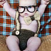 Bowtie and Suspenders Diaper Cover Crochet Pattern