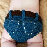 Denim Diaper Cover Crochet Pattern