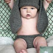 Bunny Hat and Diaper Cover Crochet Pattern