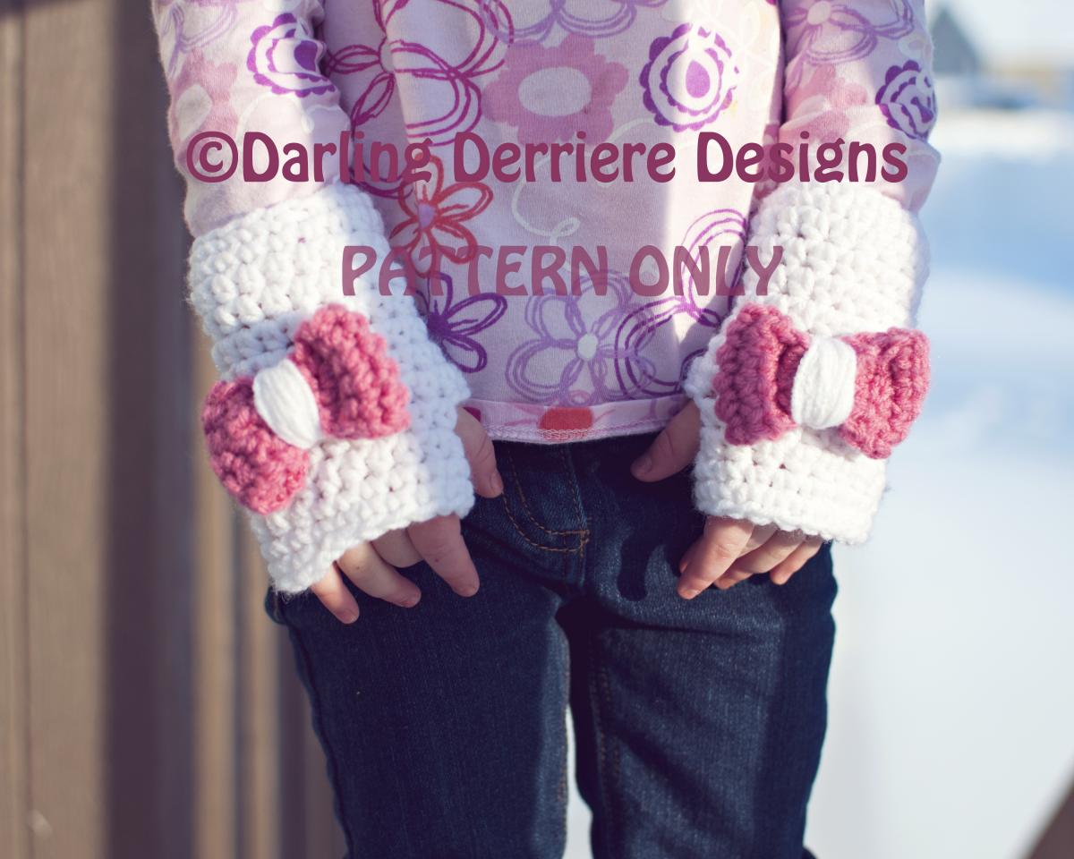 PDF Fingerless Glove PATTERN ONLY for Toddler-Adult